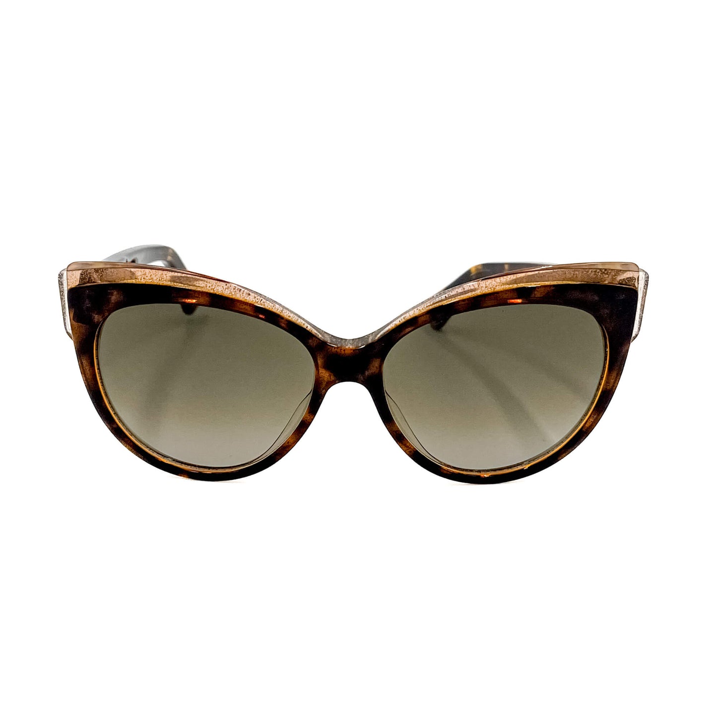 Second hand Dior Glisten1 Acetate Sunglasses Brown - Tabita Bags