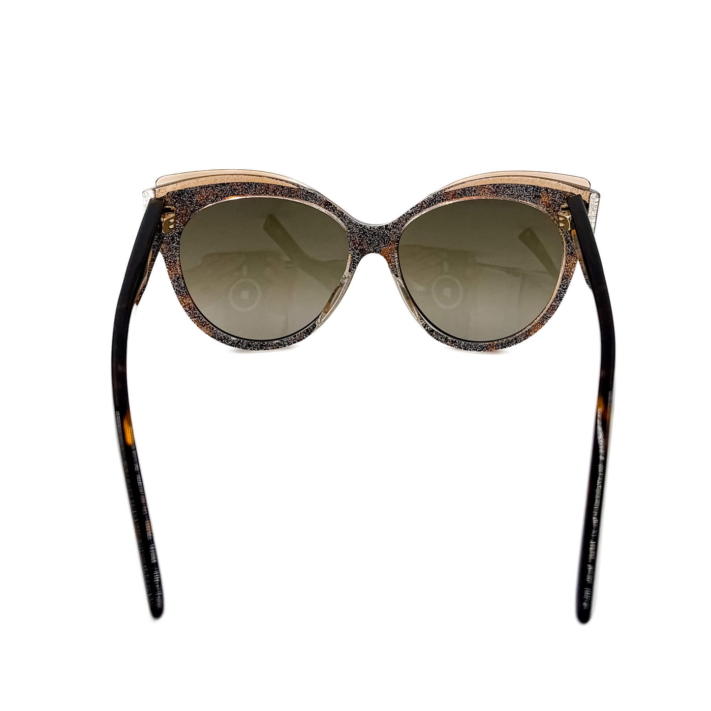 Second hand Dior Glisten1 Acetate Sunglasses Brown - Tabita Bags