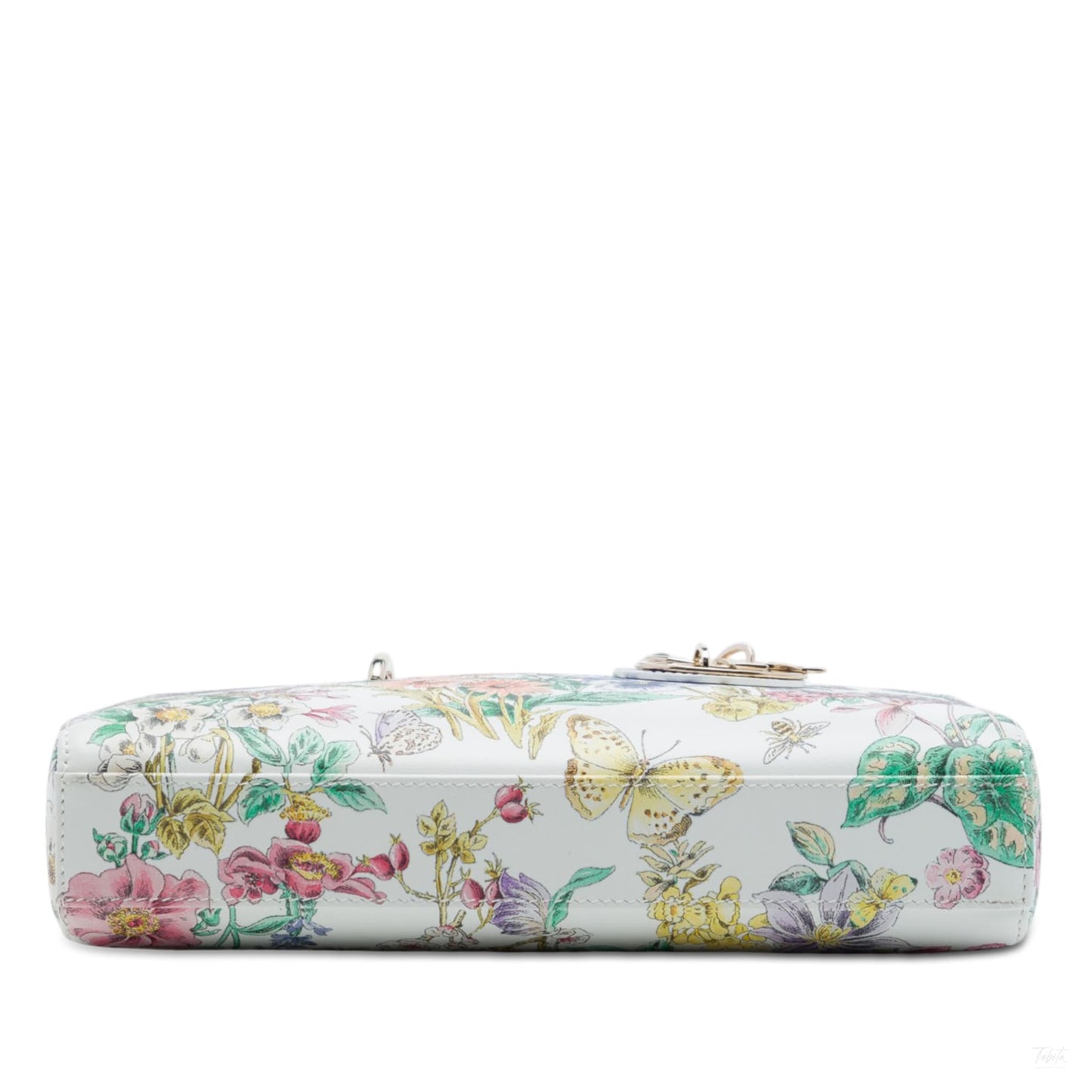 Second hand Dior Lady D-Joy Medium Calfskin Astral Flowers Top-handle Handbag Multicolor - Tabita Bags