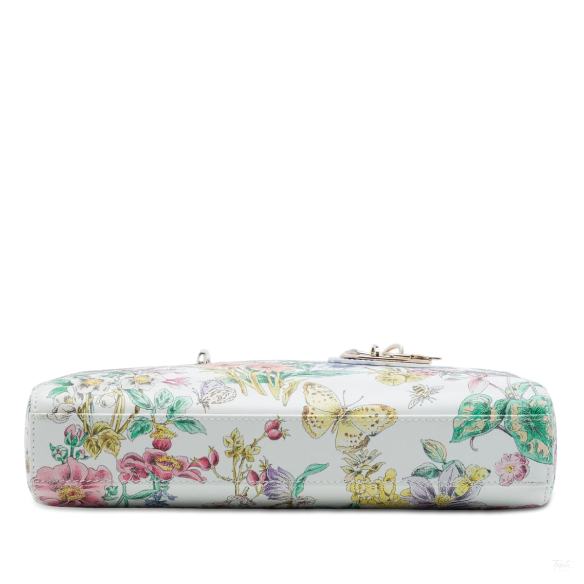 Second hand Dior Lady D-Joy Medium Calfskin Astral Flowers Top-handle Handbag Multicolor - Tabita Bags