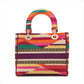 Second hand Dior Lady D - Lite Medium Embroidery Canvas 2 - Ways Tote Bag Multicolor - Tabita Bags