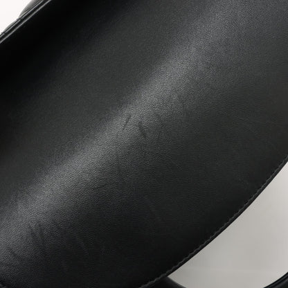 Second hand Dior Lady Dior Medium Calfskin Leather Cannage Tote Handbag Black - Tabita Bags