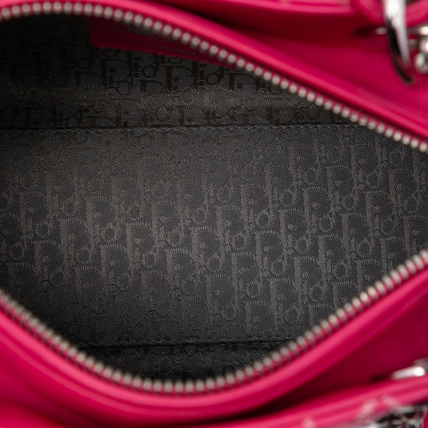 Second hand Dior Lady Dior Medium Cannage Lambskin Leather 2 - Ways Tote Bag Pink - Tabita Bags