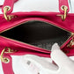 Second hand Dior Lady Dior Medium Zip Cannage Leather 2-Ways Tote Bag Pink - Tabita Bags