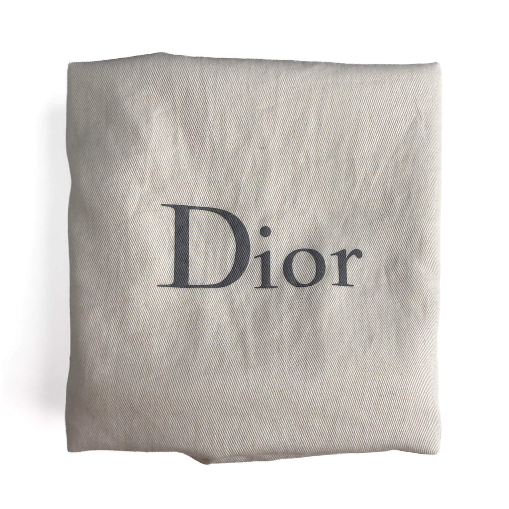 Second hand Dior Lady Dior Medium Zip Closure Cannage Lambskin Leather 2-Ways Tote Bag Black - Tabita Bags