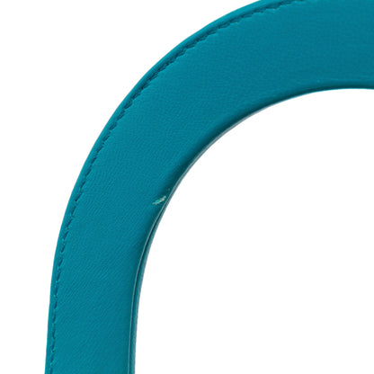 Second hand Dior Lady Dior Medium Zip Closure Cannage Lambskin Leather 2 - Ways Tote Bag Blue - Tabita Bags