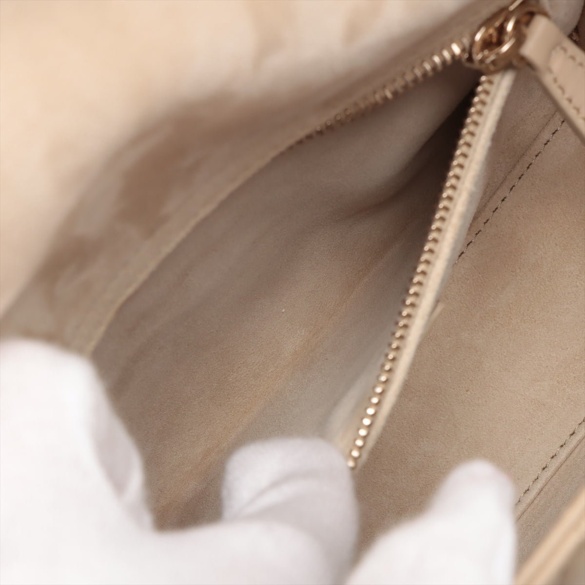 Second hand Dior Lady Dior Small Lambskin Leather My ABCDior Cannage Tote Handbag Beige - Tabita Bags