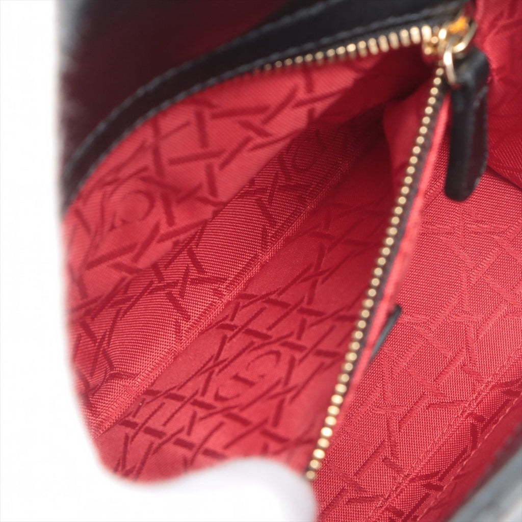 Second hand Dior Lady Dior Small Lambskin Leather My ABCDior Cannage Tote Handbag Black - Tabita Bags
