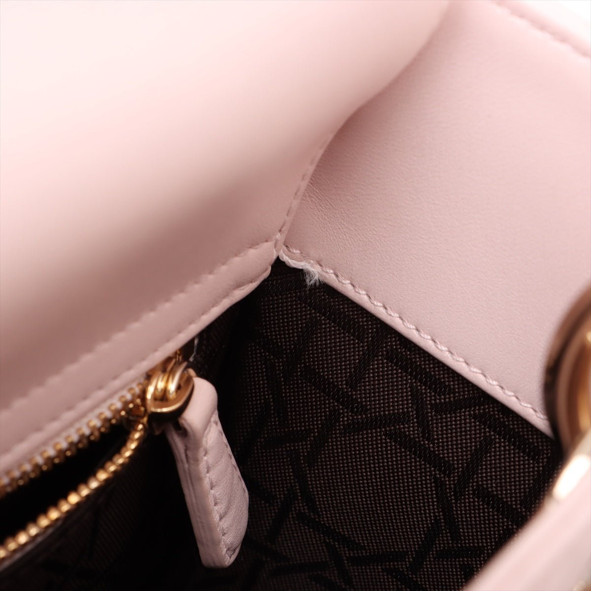 Second hand Dior Lady Dior Small Lambskin Leather My ABCDior Cannage Tote Handbag Sand - Tabita Bags