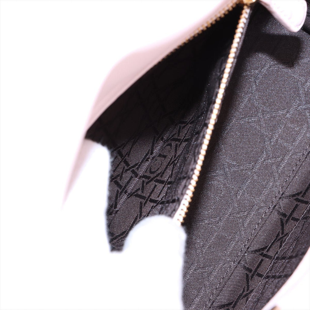 Second hand Dior Lady Dior Small Lambskin Leather My ABCDior Cannage Tote Handbag Sand - Tabita Bags