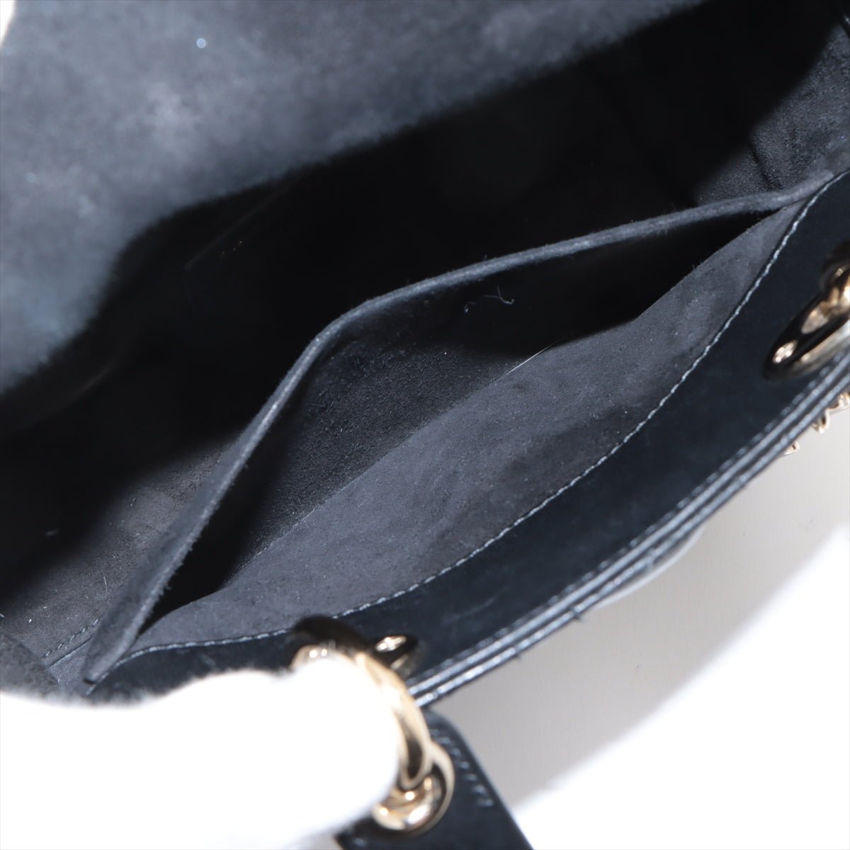 Second hand Dior Lady Dior Small My ABCDior Cannage Lambskin Leather 2 - Ways Tote Bag Black - Tabita Bags
