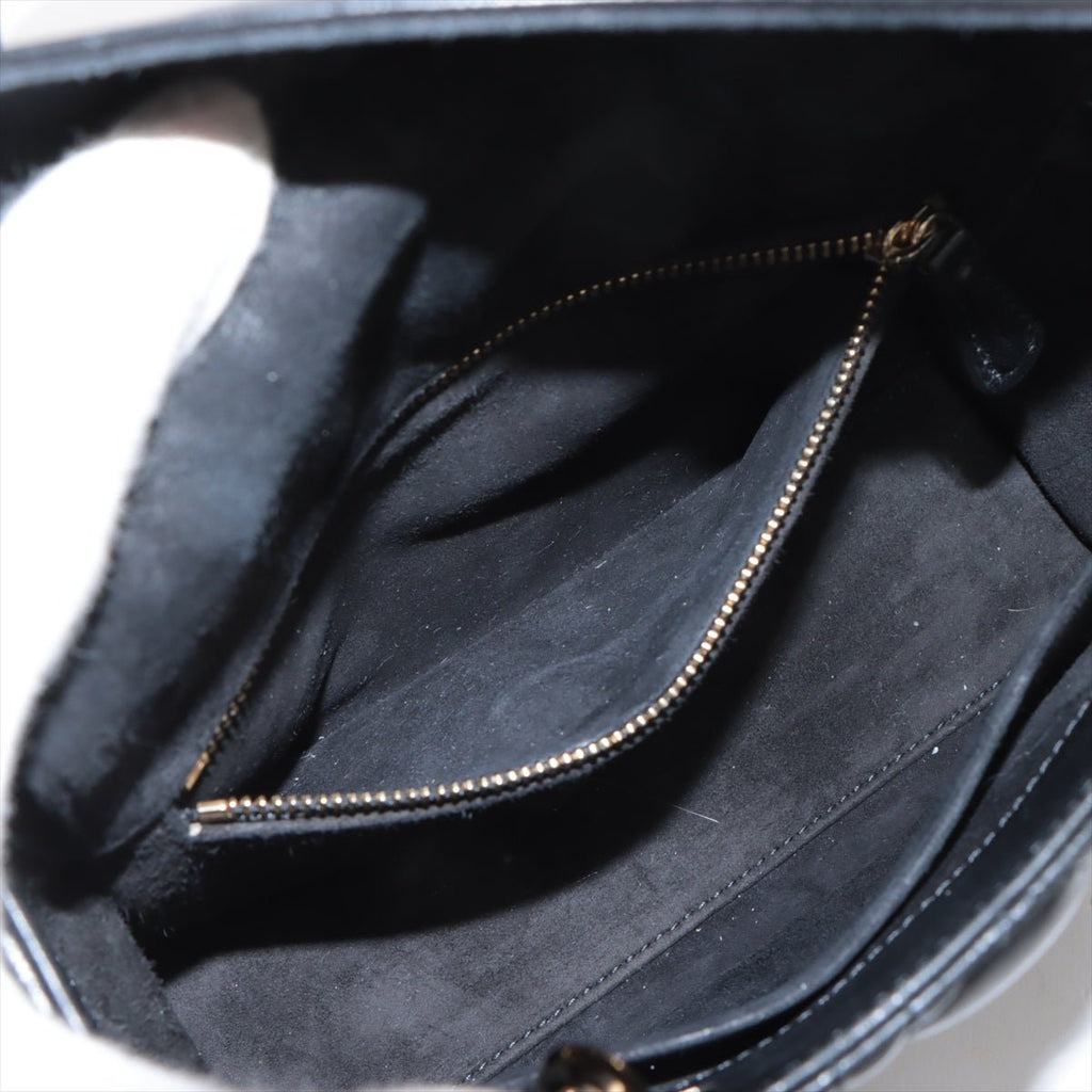Second hand Dior Lady Dior Small My ABCDior Cannage Lambskin Leather 2 - Ways Tote Bag Black - Tabita Bags