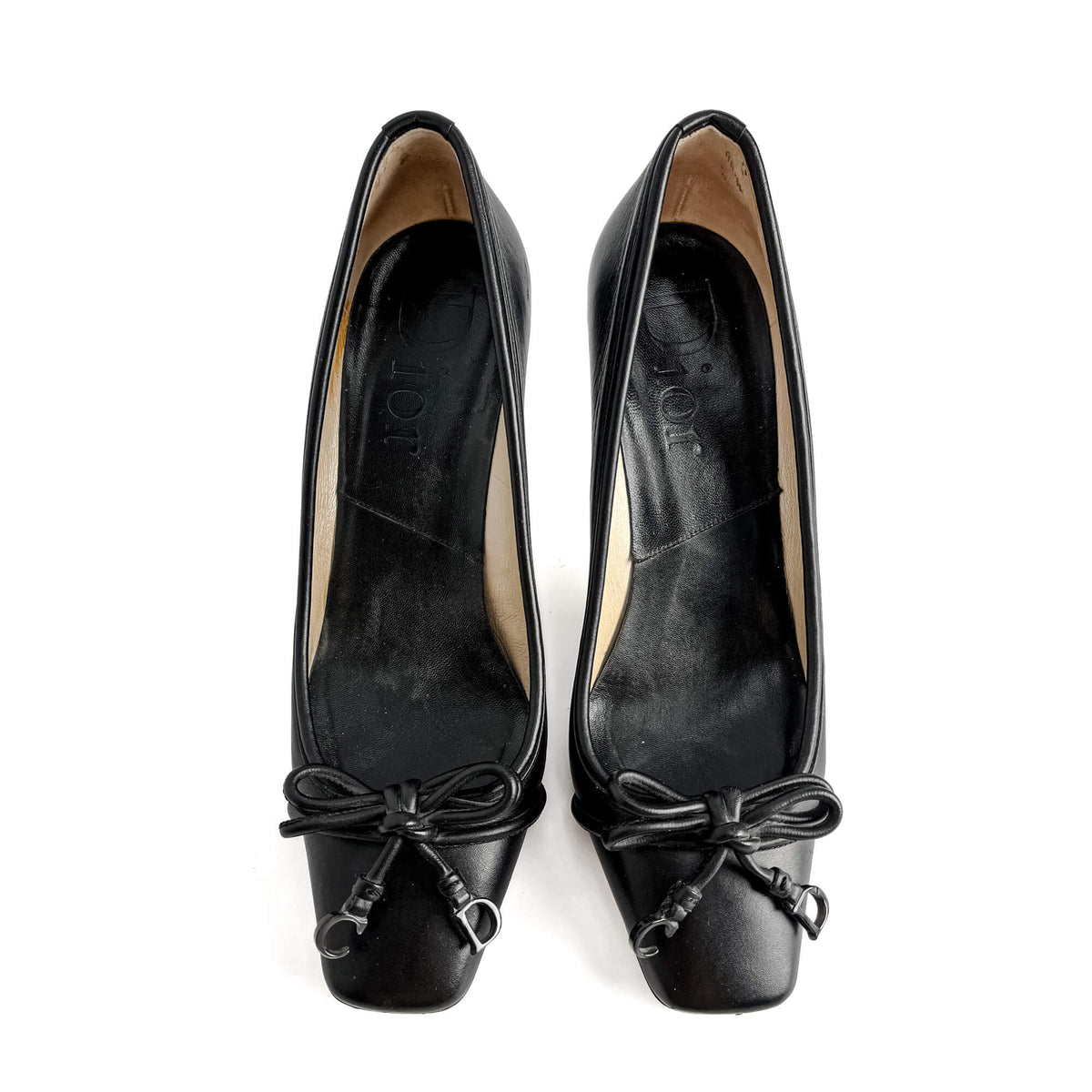 Second hand Dior Leather Pump 38 1/2 Black - Tabita Bags