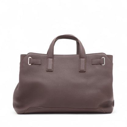 Second hand Dior Normandie Medium Calfskin Men's Tote Crossbody Brown - Tabita Bags
