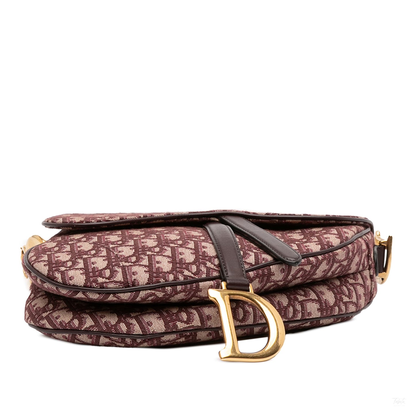 Second hand Dior Saddle Canvas No Strap Handbag Red - Tabita Bags