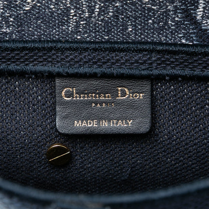 Second hand Dior Saddle Canvas No Strap Handbag Tie Dye Blue - Tabita Bags