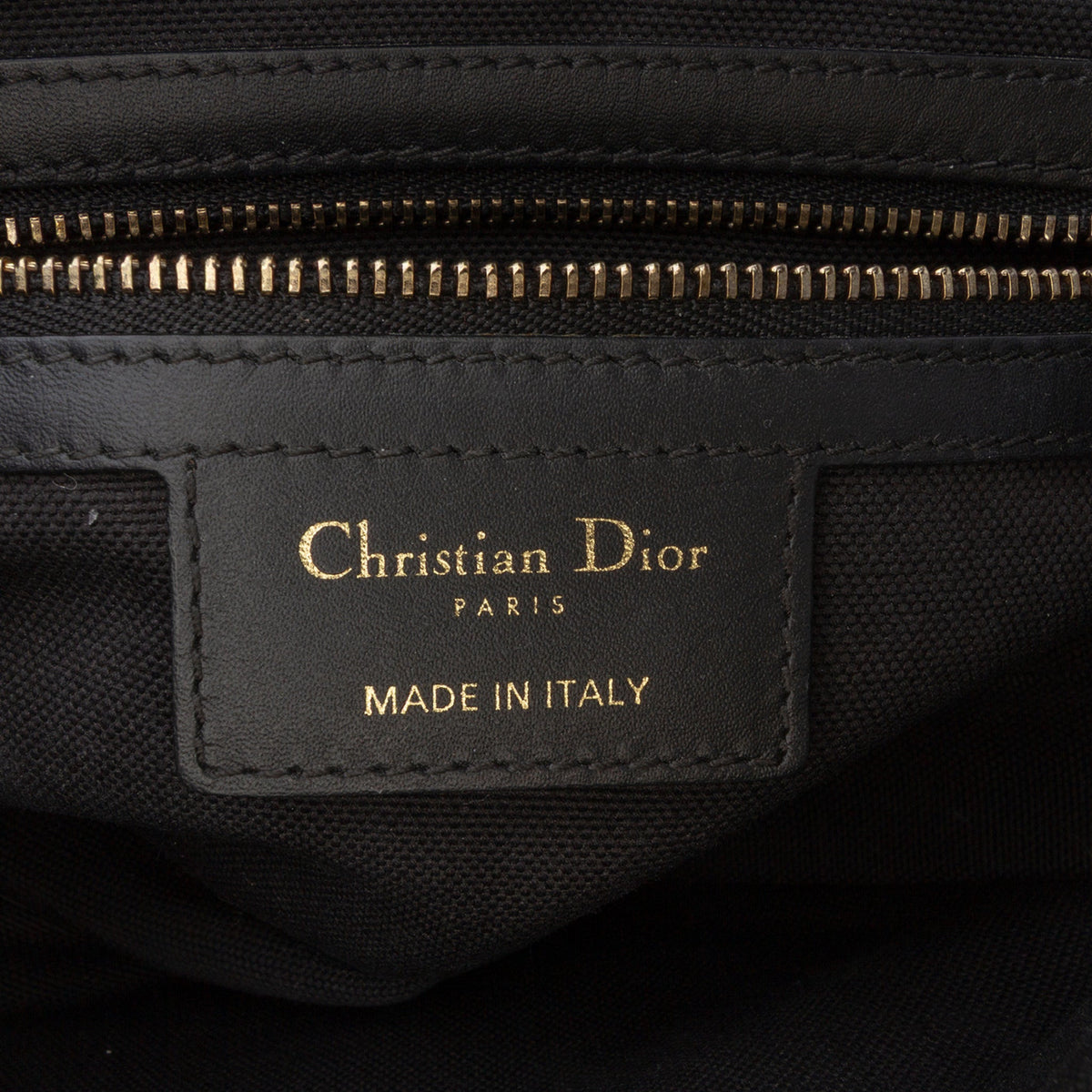 Second hand Dior Saddle Canvas Saddle Handbag No Strap Black - Tabita Bags