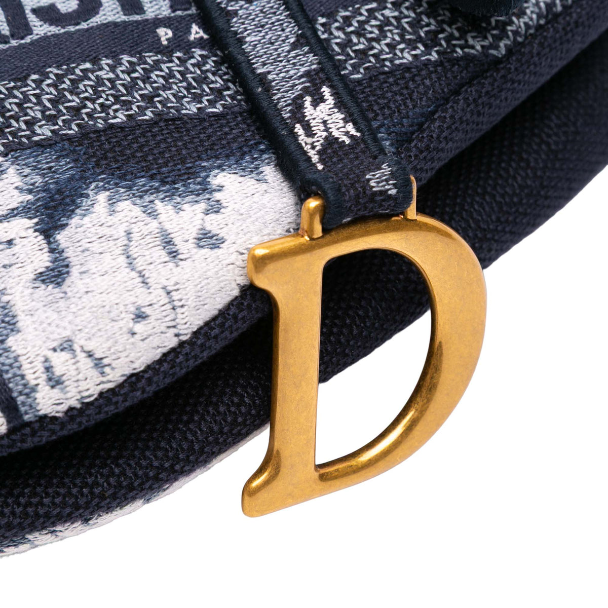 Second hand Dior Saddle Canvas Saddle Handbag No Strap Black - Tabita Bags