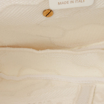 Second hand Dior Saddle Canvas Saddle Handbag No Strap White - Tabita Bags