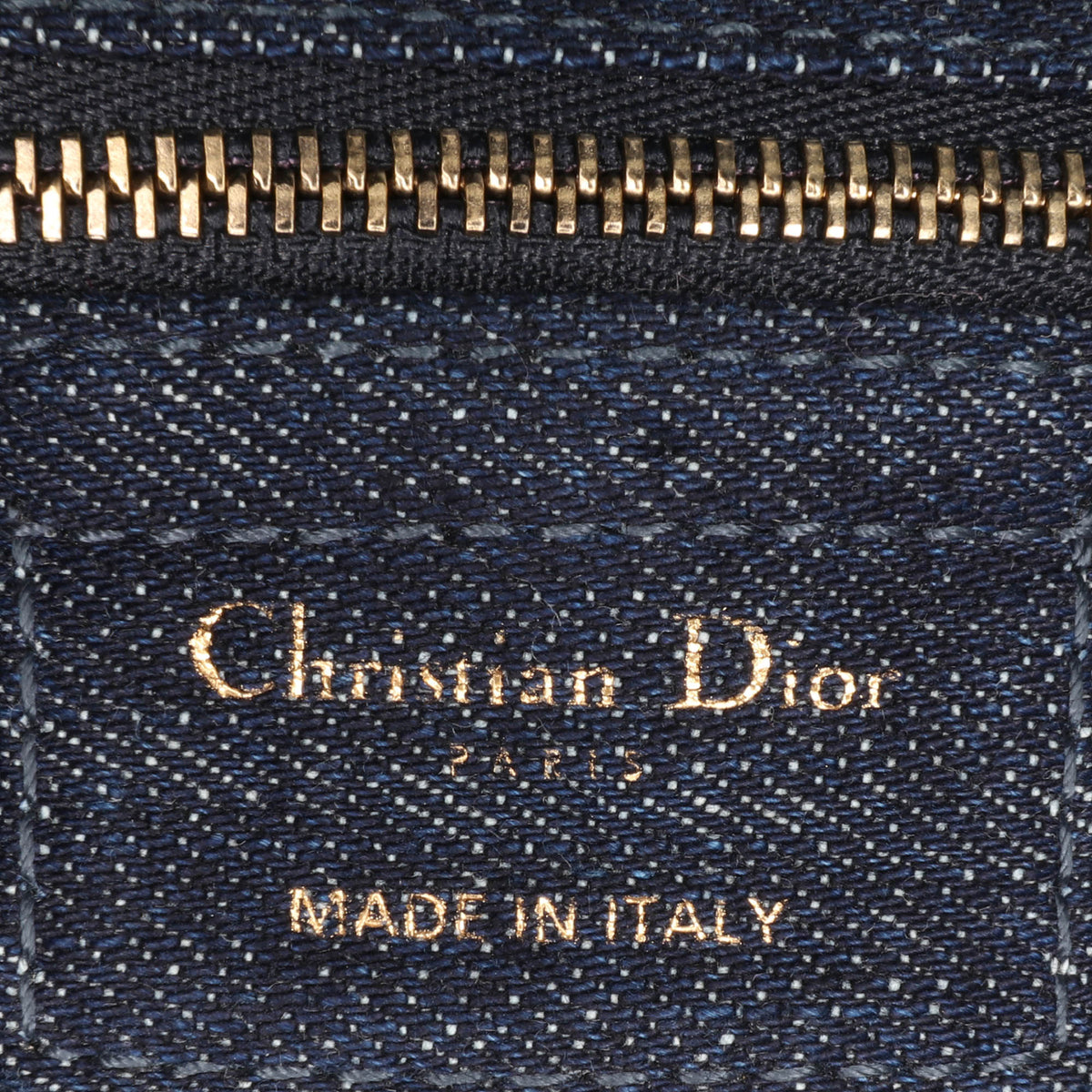 Second hand Dior Saddle Denim Shoulder Bag Tie Dye Blue - Tabita Bags