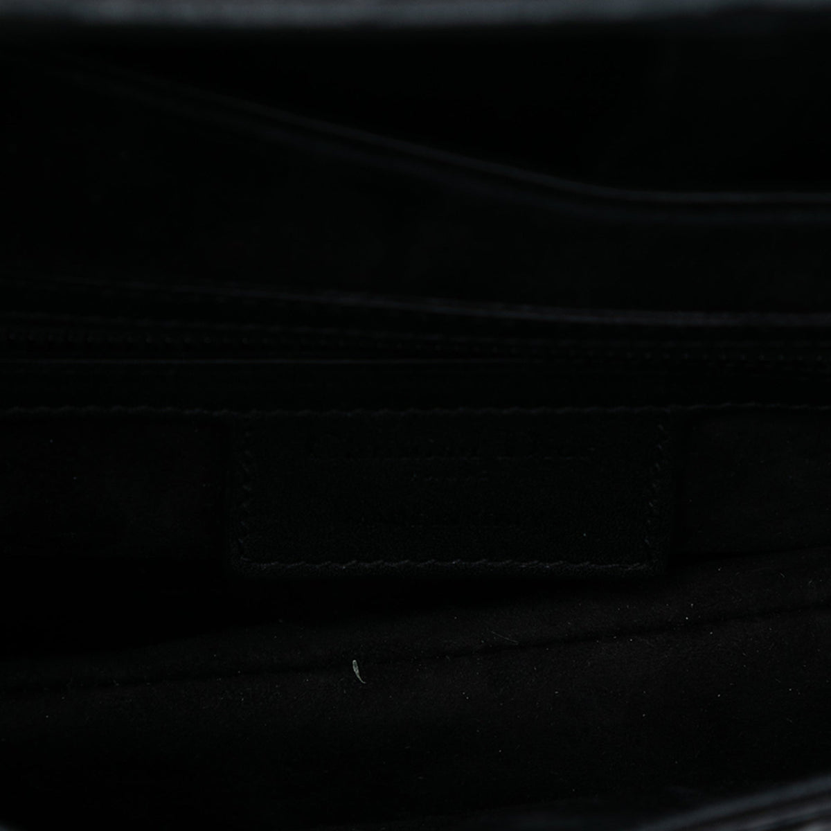 Second hand Dior Saddle Embossed Calfskin Leather Oblique No Strap Handbag Black - Tabita Bags
