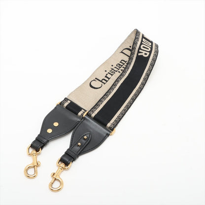 Second hand Dior Saddle Grained Calfskin Leather with Strap Handbag Black - Tabita Bags