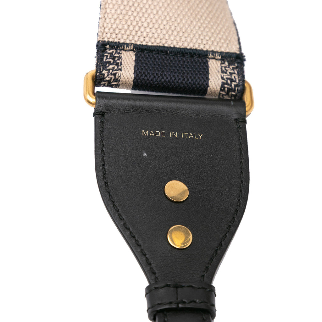 Second hand Dior Saddle Mini Grained Calfskin Leather Shoulder Bag Blue - Tabita Bags