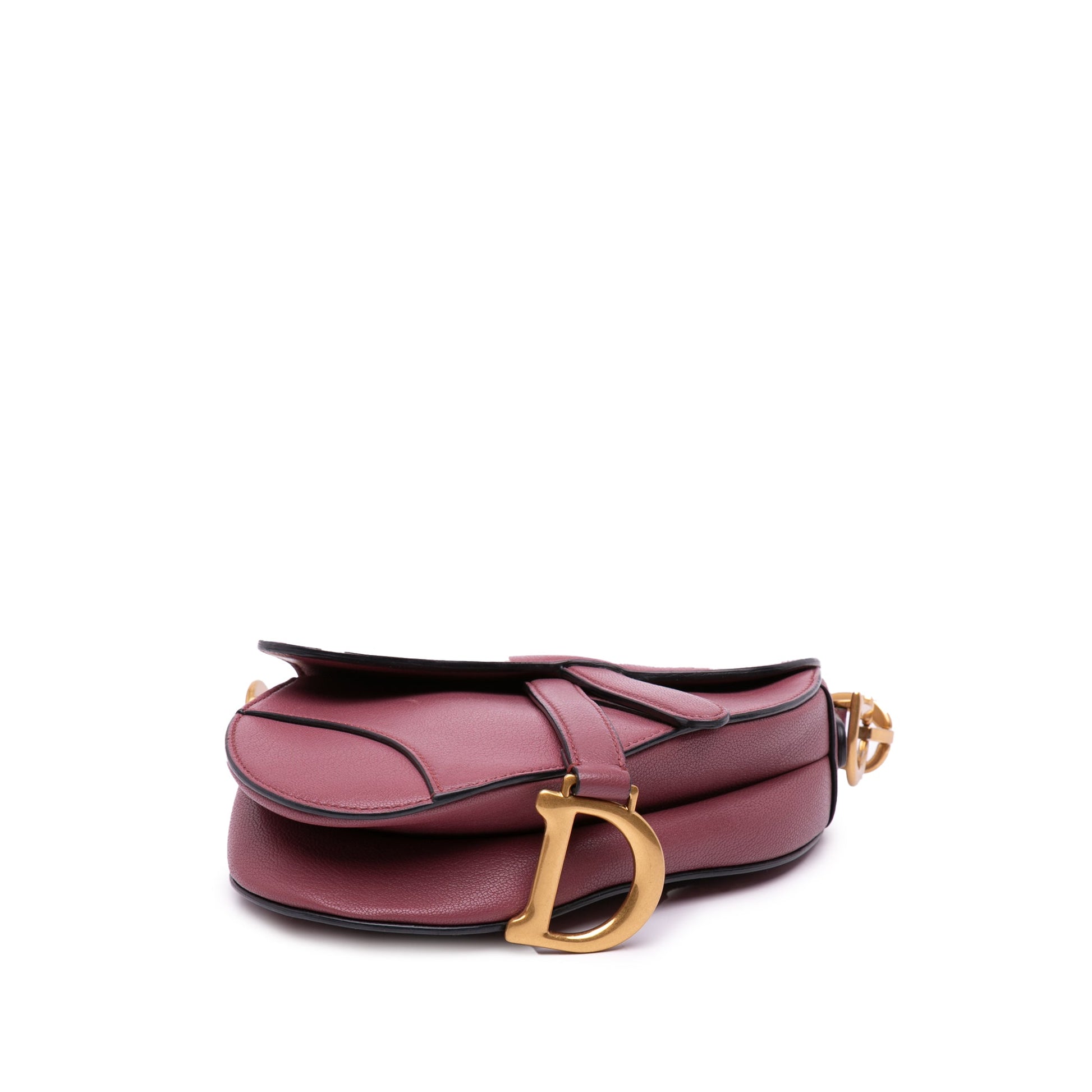 Second hand Dior Saddle Mini Ultrasmooth Calfskin Leather Handbag No Strap Pink - Tabita Bags