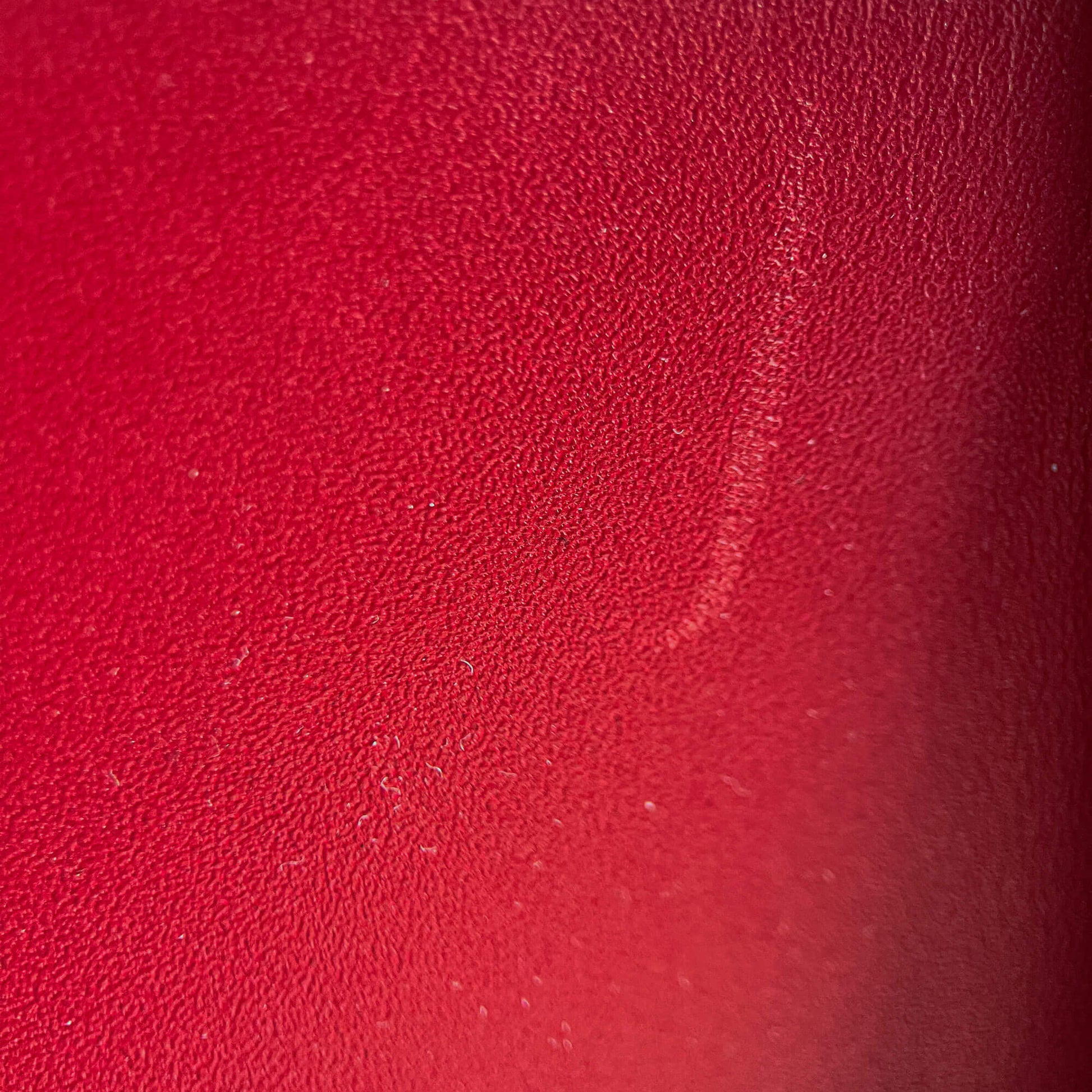 Second hand Dior Saddle Mini Ultrasmooth Calfskin Leather No Strap Handbag Cherry Red - Tabita Bags