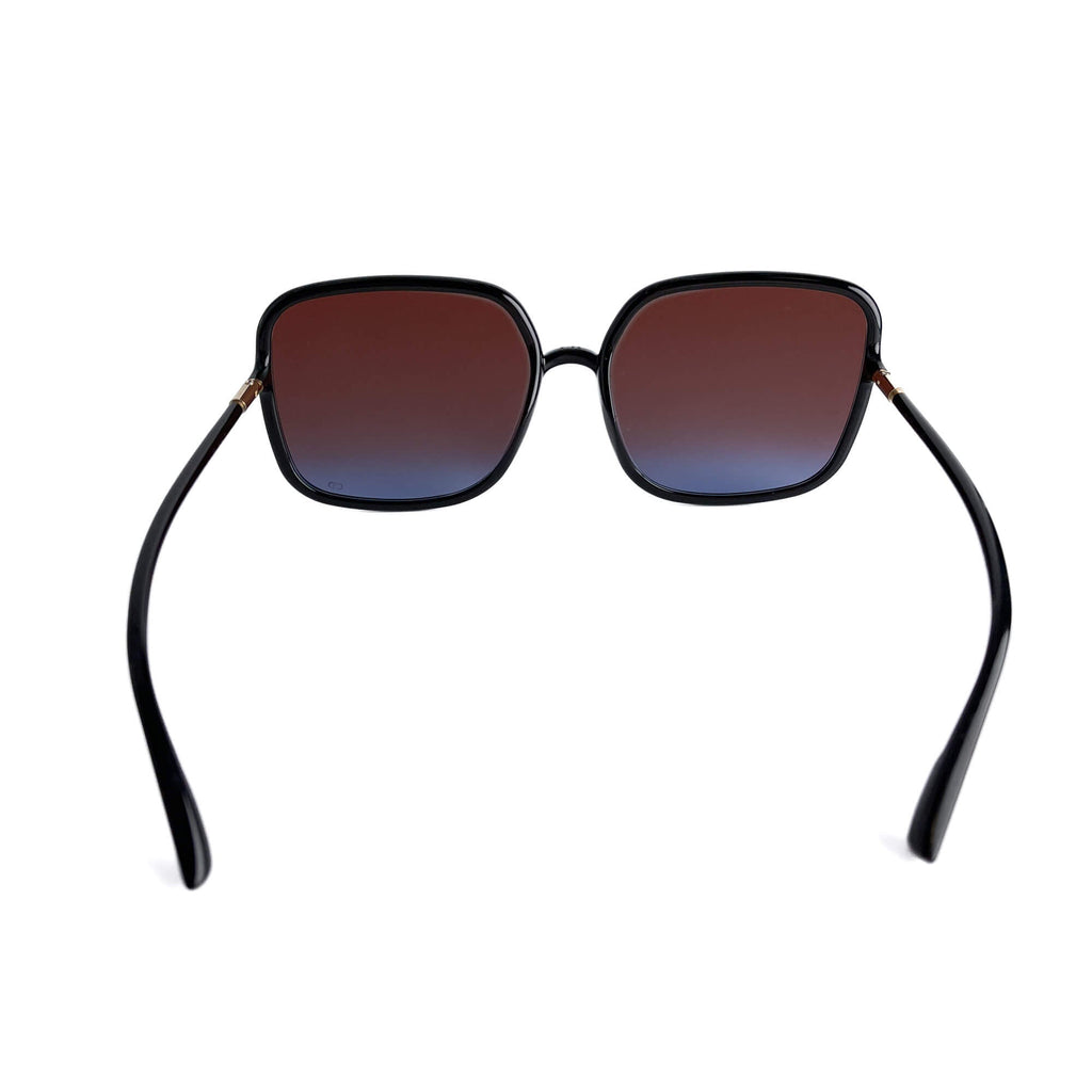 Second hand Dior Square Sunglasses Acetate Brown - Tabita Bags