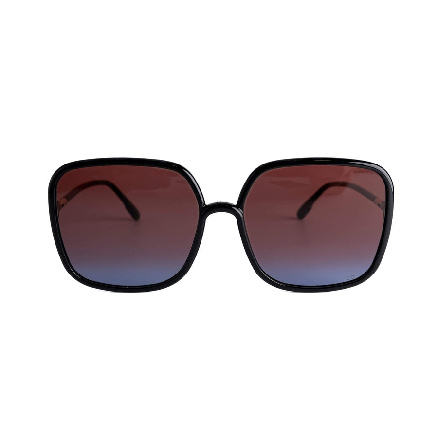 Second hand Dior Square Sunglasses Acetate Brown - Tabita Bags