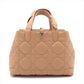 Second hand Dior Toujours Medium Macrocannage Calfskin Leather 2 - Ways Tote Bag pouch Beige - Tabita Bags