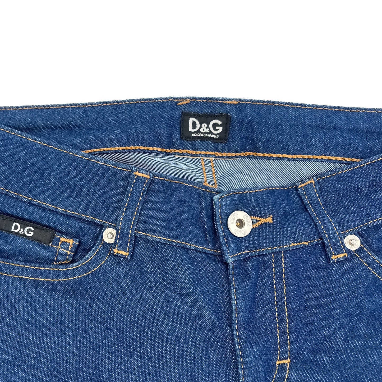 Second hand Dolce e Gabbana Slim Pants Jeans 25 Blue - Tabita Bags