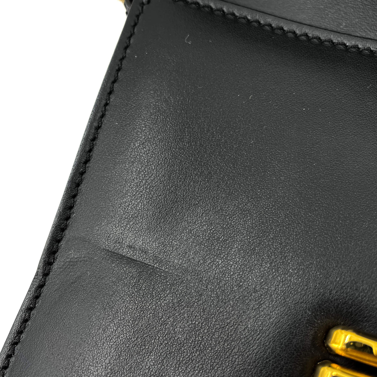 Second hand Etro Rainbow Leather Flap Shoulder Bag Black - Tabita Bags