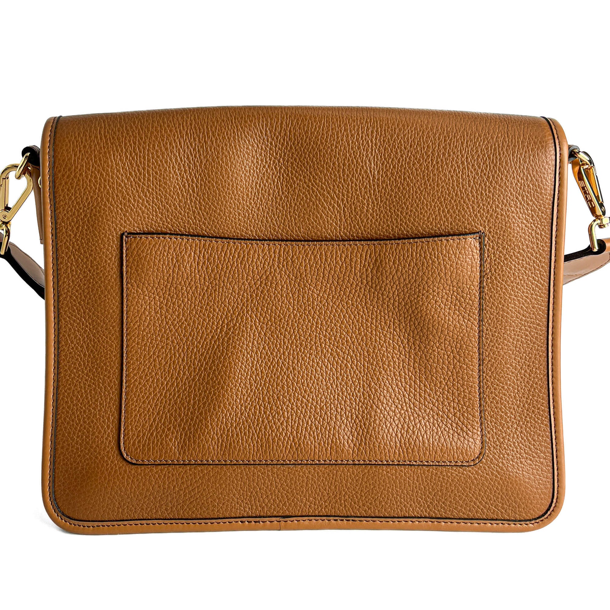Second hand Etro Rainbow Leather Flap Shoulder Bag Caramel - Tabita Bags