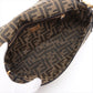 Second hand Fendi Baguette Medium FF Tridimensional Jacquard Fabric 2-Ways Baguette Bag Brown - Tabita Bags