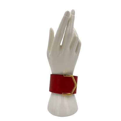 Second hand Fendi Manchette Bracelet Red - Tabita Bags