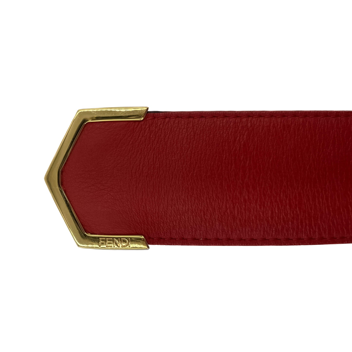 Second hand Fendi Manchette Bracelet Red - Tabita Bags