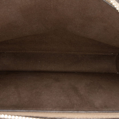 Second hand Fendi Peekaboo ISeeU Medium Zucca Leather Satchel Handbag Brown - Tabita Bags