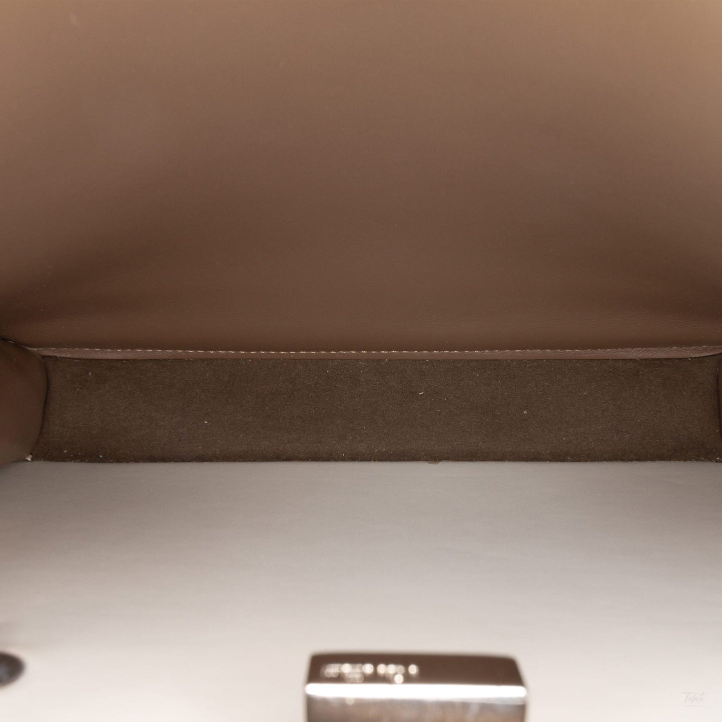 Second hand Fendi Peekaboo ISeeU Medium Zucca Leather Satchel Handbag Brown - Tabita Bags