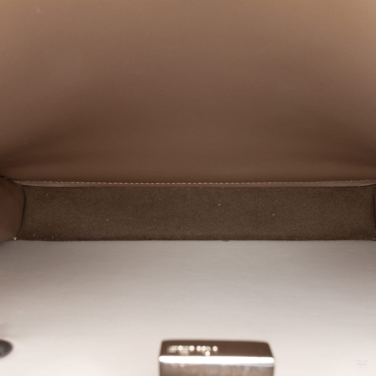 Second hand Fendi Peekaboo ISeeU Medium Zucca Leather Satchel Handbag Brown - Tabita Bags