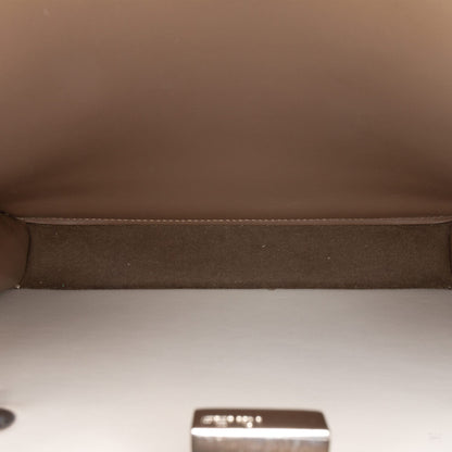 Second hand Fendi Peekaboo ISeeU Medium Zucca Leather Satchel Handbag Brown - Tabita Bags