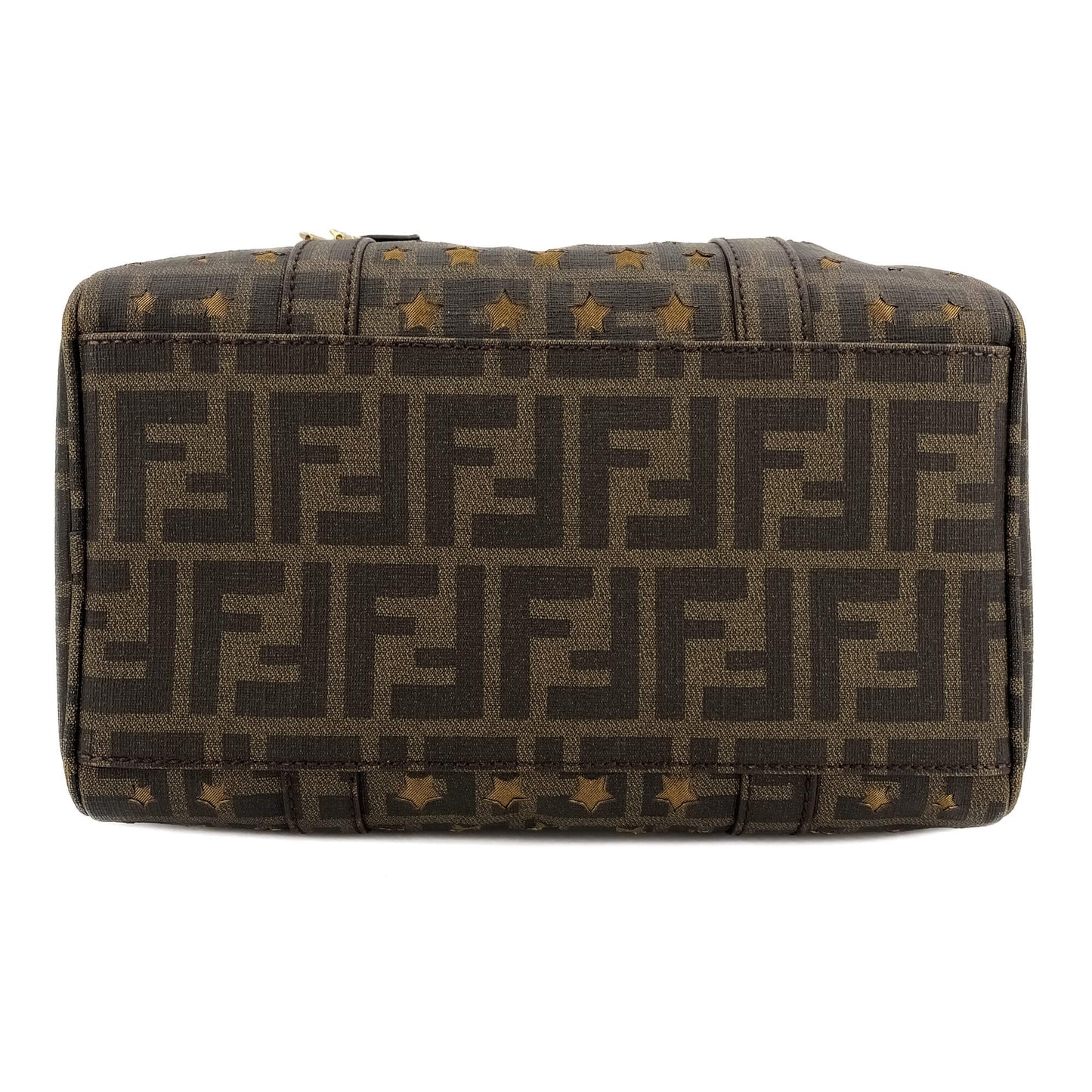 Second hand Fendi Trunk Handbag FF monogram Brown - Tabita Bags