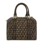 Second hand Fendi Trunk Handbag FF monogram Brown - Tabita Bags