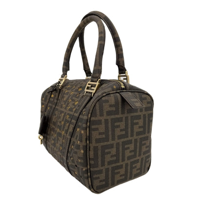 Second hand Fendi Trunk Handbag FF monogram Brown - Tabita Bags