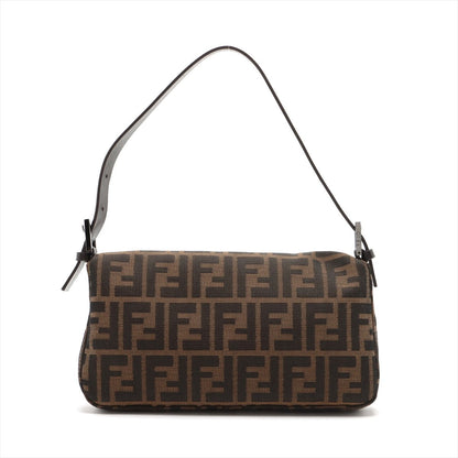 Second hand Fendi Zucca Medium Canvas 2-Ways Baguette Bag Brown Jacquard - Tabita Bags