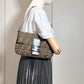 Second hand Fendi Zucca Medium Canvas 2-Ways Baguette Bag Brown Jacquard - Tabita Bags