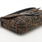 Second hand Fendi Zucca Medium Canvas 2-Ways Baguette Bag Brown Jacquard - Tabita Bags