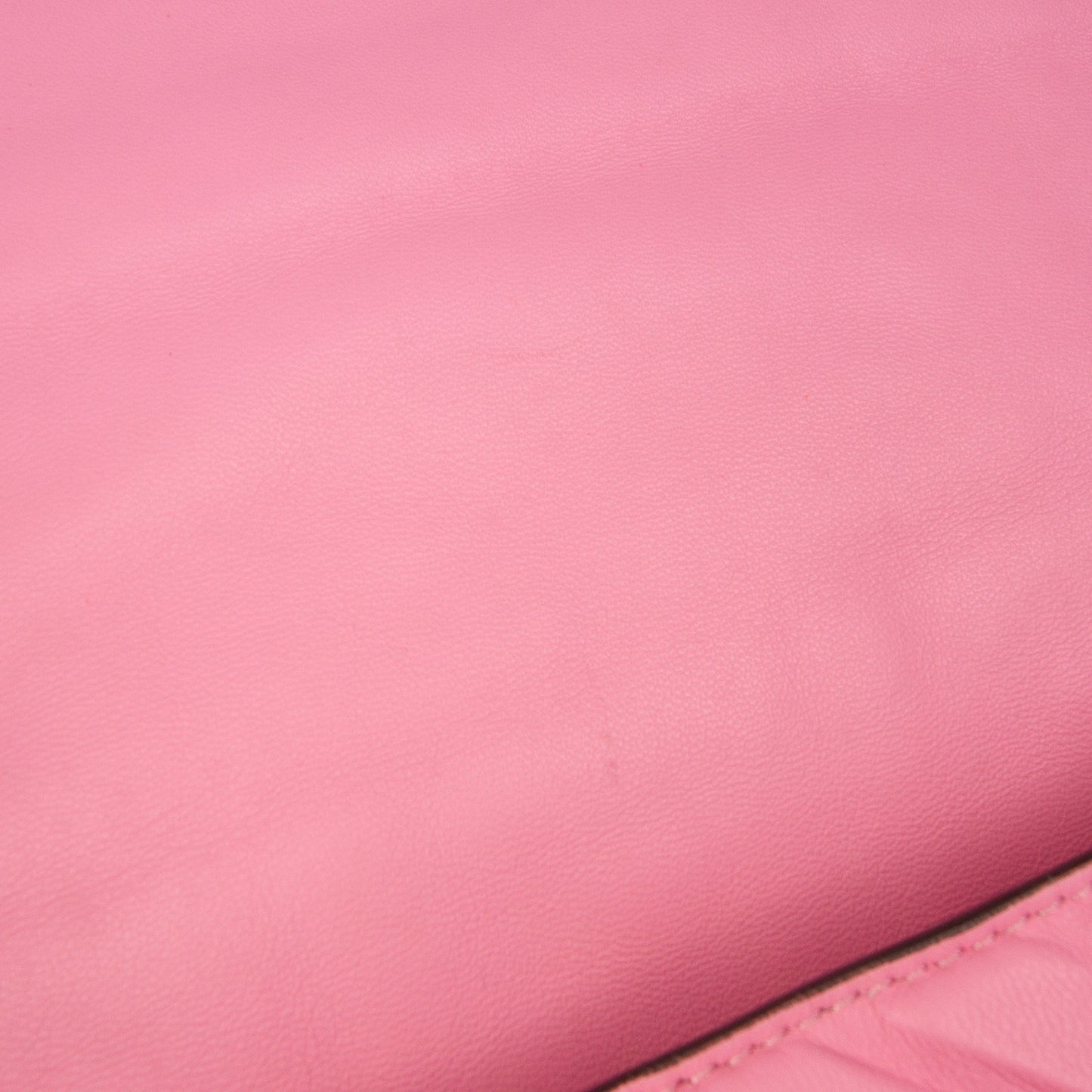 Second hand Fendi Zucca Medium Leather Shoulder Bag Pink - Tabita Bags