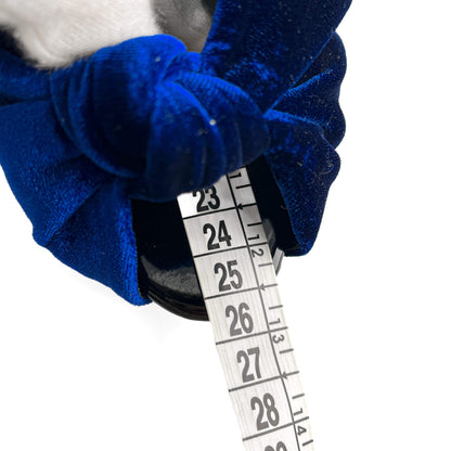 Second hand Giuseppe Zanotti Colline Sabot 110 Velvet High Heel Mule 39 Blue - Tabita Bags